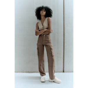 Zara Relaxed Fit Cargo Pants